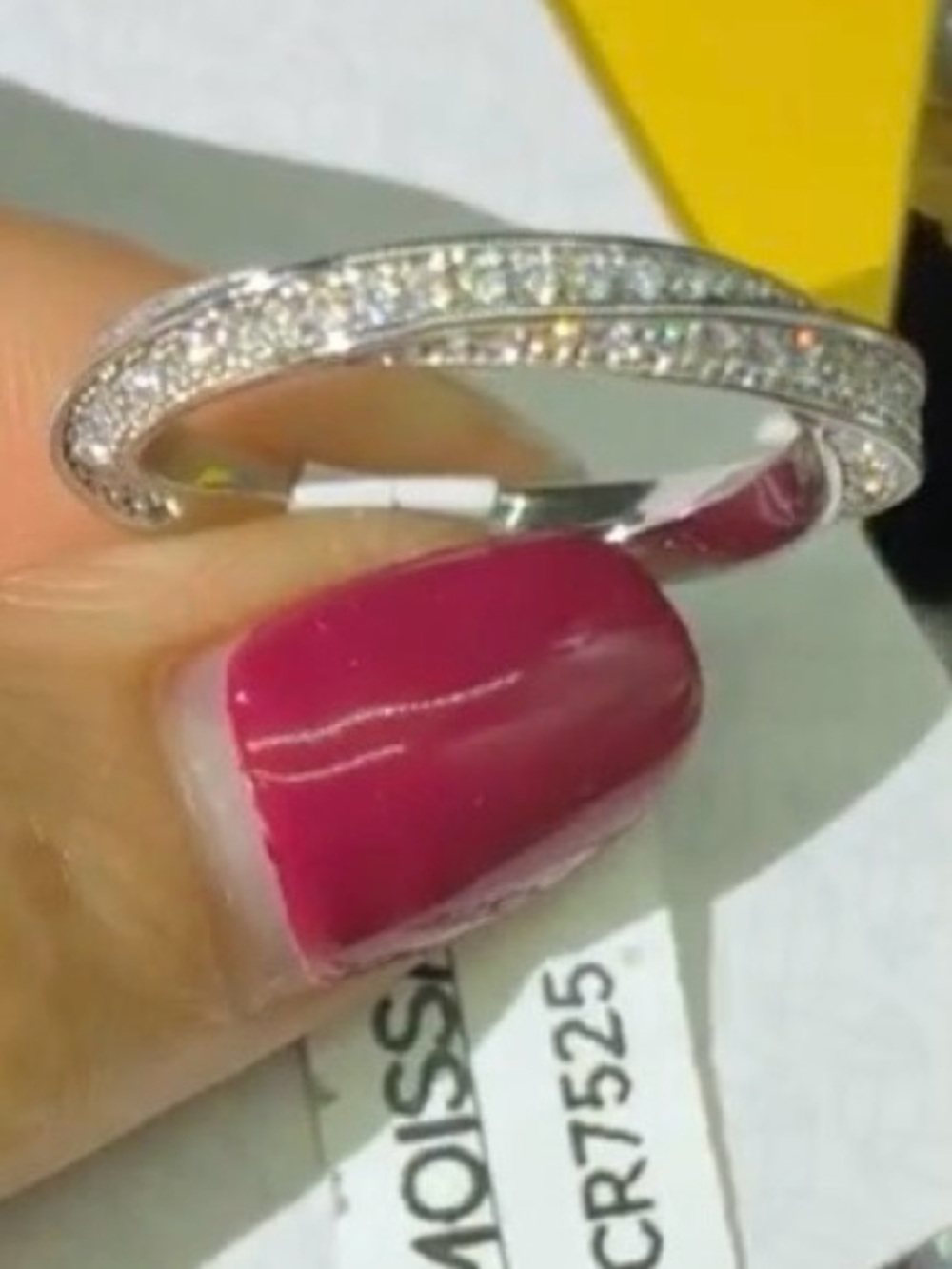 💎 Moissanite Diamond Eternity Band — Size 7